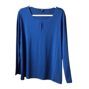 Talbots Royal Blue Long Sleeve Top